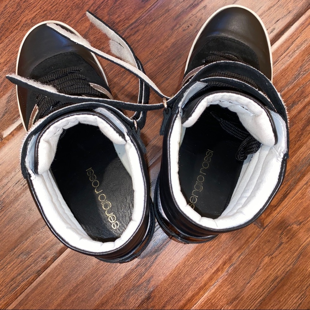 SERGIO ROSSI High Top Sneakers. - Picture 7 of 8